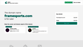 What Framesports.com website looked like in 2020 (4 years ago)