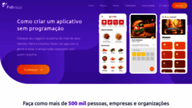 What Fabricadeaplicativos.com.br website looked like in 2020 (4 years ago)