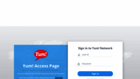 What Fedsso.yum.com website looked like in 2020 (4 years ago)