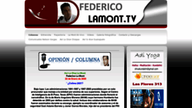 What Federicolamont.com website looked like in 2020 (4 years ago)