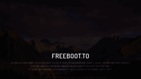 What Freeboot.to website looked like in 2020 (5 years ago)