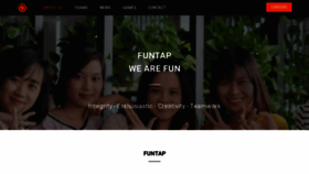 What Funtap.vn website looked like in 2020 (4 years ago)