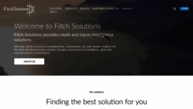 What Fitchsolutions.com website looked like in 2020 (4 years ago)