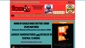 What Foxmattress.com website looked like in 2020 (4 years ago)