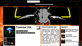 What Firststrikeofficial.com website looked like in 2020 (4 years ago)