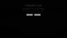What Foragersgin.co.uk website looked like in 2020 (4 years ago)