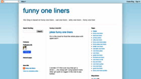 What Funnyonelinersonrajinikanth.blogspot.com website looked like in 2020 (4 years ago)