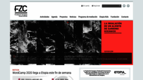 What Fundacionzcc.org website looked like in 2020 (4 years ago)