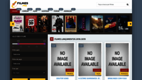 What Filmes.pro website looked like in 2020 (4 years ago)