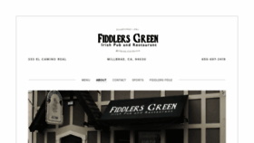 What Fiddlersgreenmillbrae.com website looked like in 2020 (4 years ago)