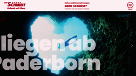 What Fliegen-ab-paderborn.de website looked like in 2020 (4 years ago)