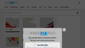 What Freepikpsd.com website looked like in 2020 (4 years ago)