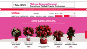 What Fingerhut.teleflora.com website looked like in 2020 (4 years ago)