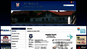 What Fcweil.de website looked like in 2020 (4 years ago)
