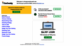 What Forgeyourbrand.com website looked like in 2020 (4 years ago)