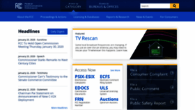 What Fcc.gov website looked like in 2020 (4 years ago)