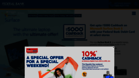 What Federalbank.co.in website looked like in 2020 (4 years ago)