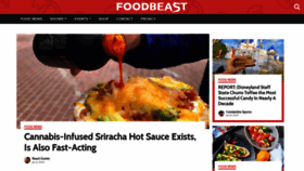 What Foodbeast.com website looked like in 2020 (4 years ago)