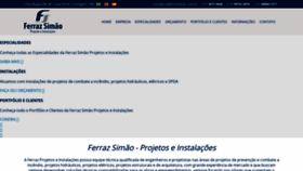 What Ferrazsimao.com.br website looked like in 2020 (4 years ago)