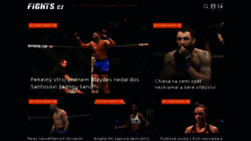 What Fights.cz website looked like in 2020 (4 years ago)