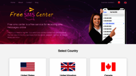 What Freesmscenter.com website looked like in 2020 (4 years ago)