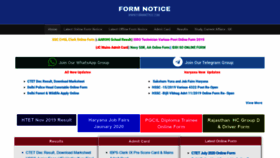 What Formnotice.com website looked like in 2020 (4 years ago)