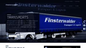 What Finsterwalder.com website looked like in 2020 (4 years ago)