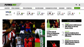 What Futbolred.com website looked like in 2020 (4 years ago)