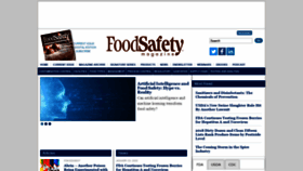 What Foodsafetymagazine.com website looked like in 2020 (4 years ago)