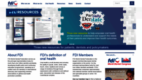 What Fdiworlddental.org website looked like in 2020 (4 years ago)