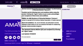 What Freida.ama-assn.org website looked like in 2020 (4 years ago)