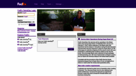 What Fedexsameday.com website looked like in 2020 (4 years ago)