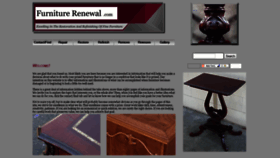 What Furniturerenewal.com website looked like in 2020 (4 years ago)
