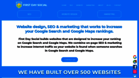 What Firstdaysocial.com website looked like in 2020 (4 years ago)