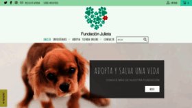 What Fundacionjulieta.cl website looked like in 2020 (4 years ago)