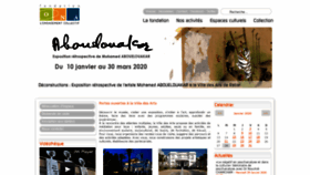 What Fondationona.ma website looked like in 2020 (4 years ago)