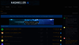What Forum.hashkiller.io website looked like in 2020 (4 years ago)