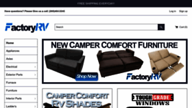 What Factoryrvsurplus.com website looked like in 2020 (4 years ago)