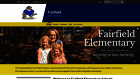 What Fairfieldes.vbschools.com website looked like in 2020 (4 years ago)