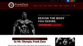 What Frankzane.com website looked like in 2020 (4 years ago)