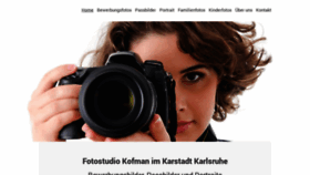 What Fotostudio-kofman.de website looked like in 2020 (4 years ago)