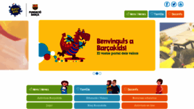 What Fcbkids.cat website looked like in 2020 (4 years ago)