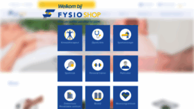 What Fysioshop.be website looked like in 2020 (5 years ago)