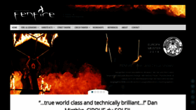 What Fenfire.at website looked like in 2020 (4 years ago)