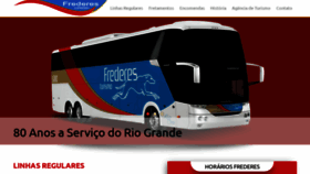 What Frederes.com.br website looked like in 2020 (4 years ago)