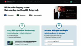 What Firmenbuchgrundbuch.at website looked like in 2020 (4 years ago)