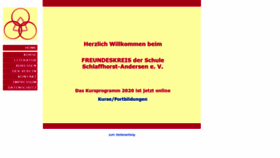 What Freundeskreis-schlaffhorst-andersen.de website looked like in 2020 (4 years ago)