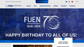 What Fuen.org website looked like in 2020 (4 years ago)