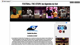What Football-the-story.com website looked like in 2020 (4 years ago)