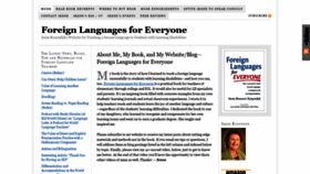 What Foreignlanguagesforeveryone.com website looked like in 2020 (4 years ago)